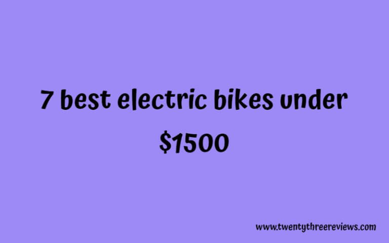 best electric bikes under $1500